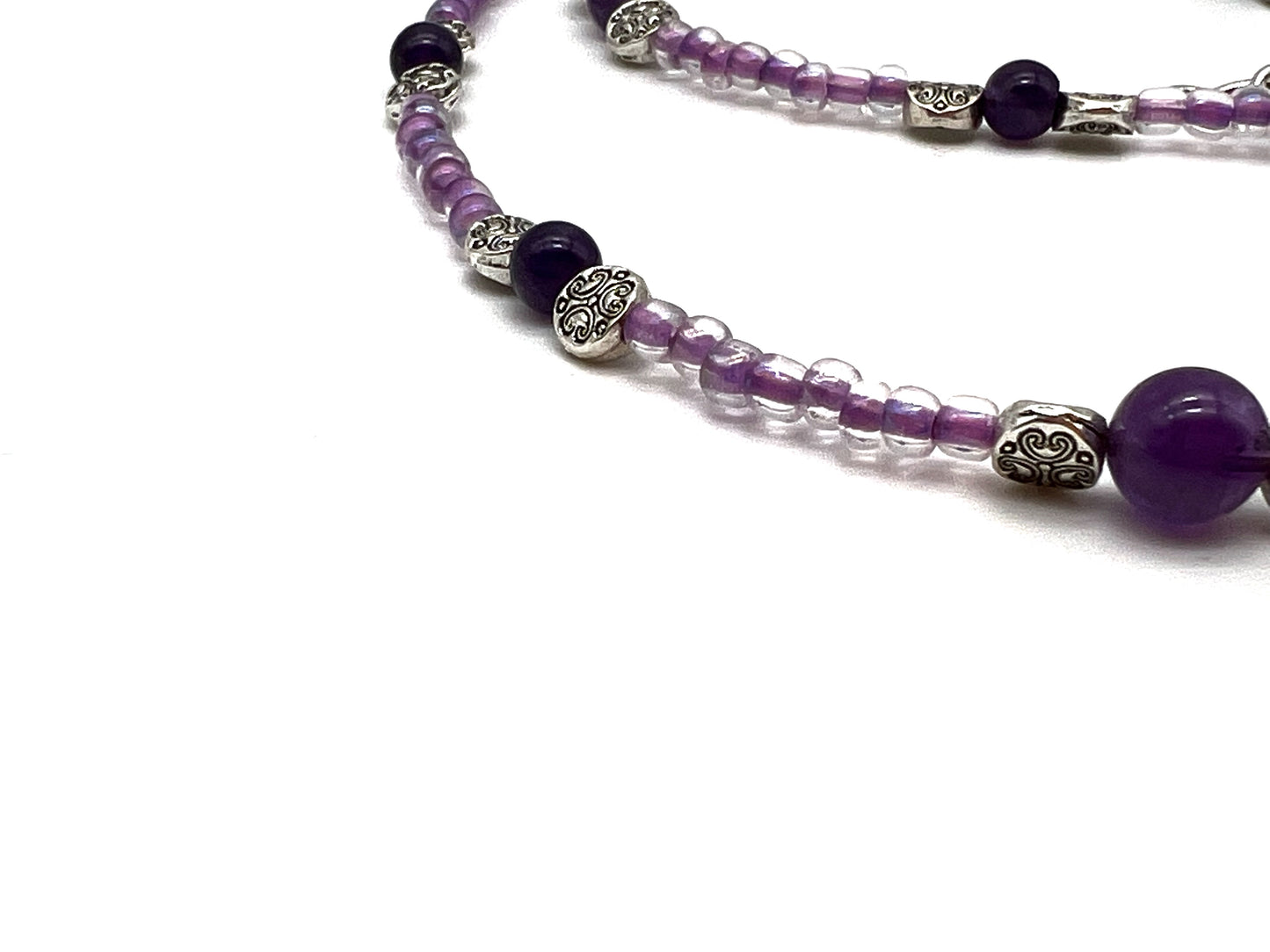Indigo Tiger Stone Necklace
