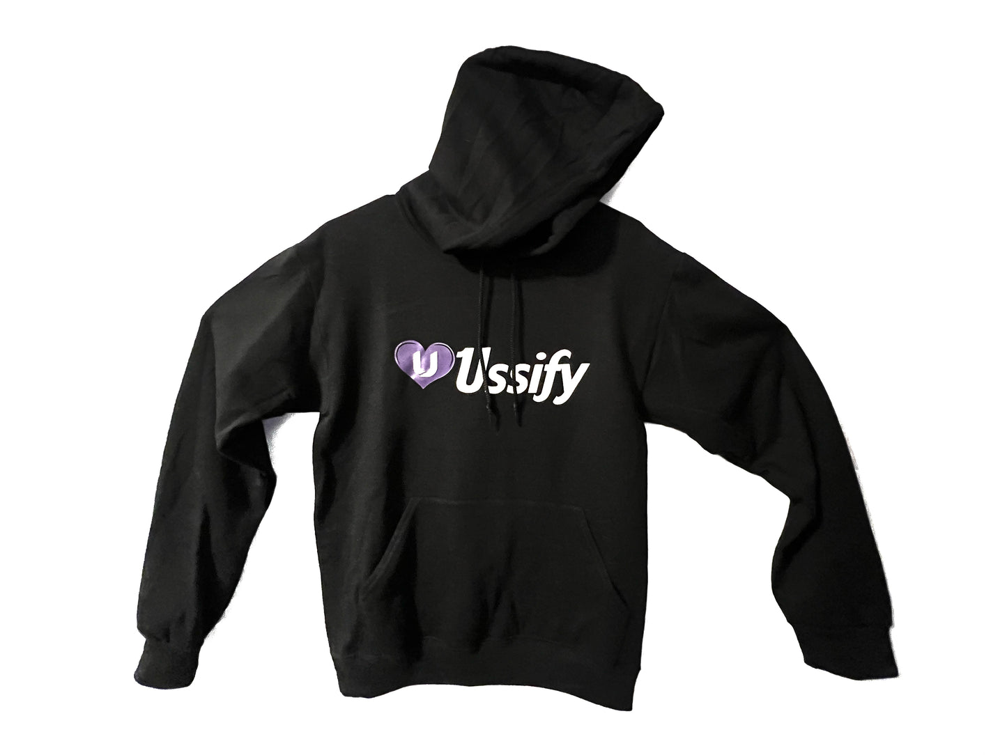 Black Hoodie (ussify logo)
